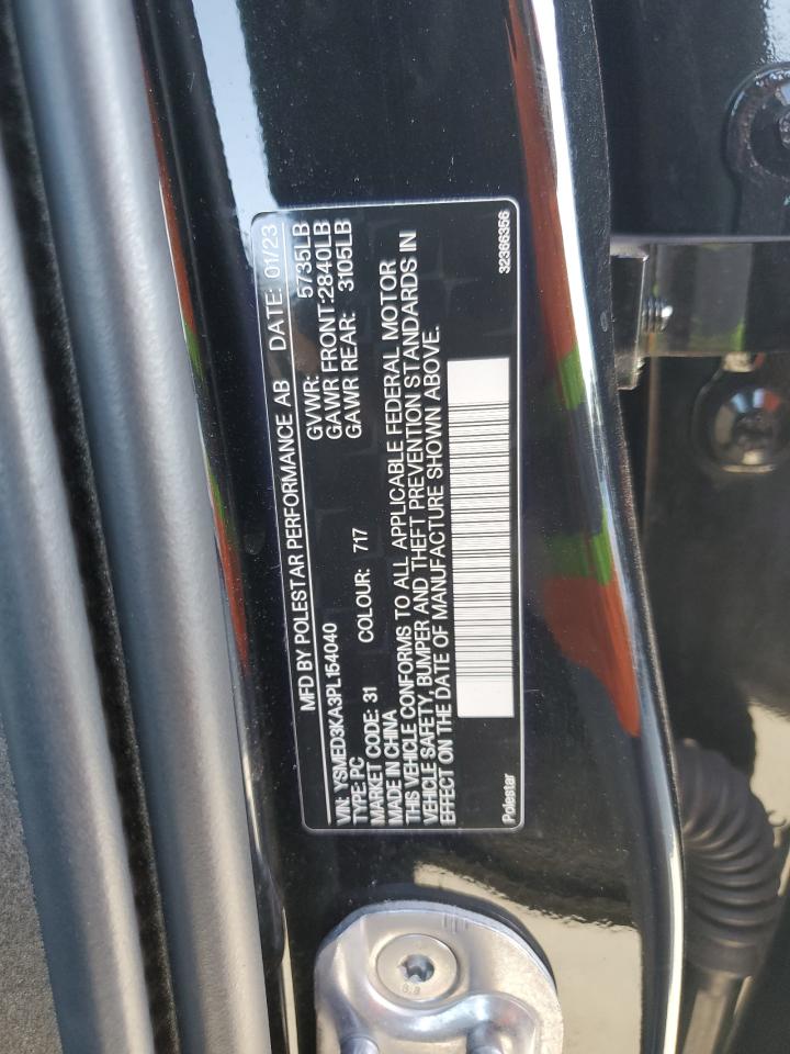 YSMED3KA3PL154040 2023 Polestar 2