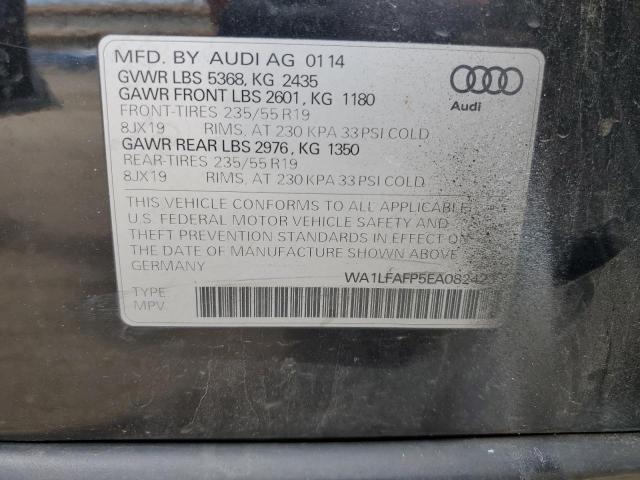 2014 Audi Q5 Premium Plus VIN: WA1LFAFP5EA082423 Lot: 56634804
