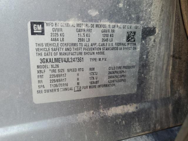 2018 GMC Terrain Sle VIN: 3GKALMEV4JL247361 Lot: 58515734