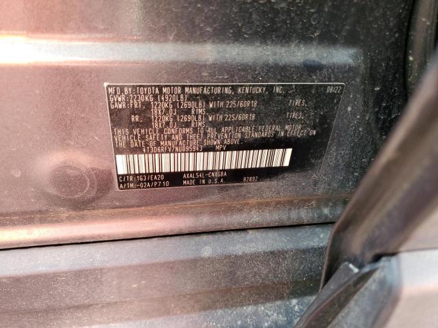 2022 TOYOTA RAV4 LIMIT - 4T3D6RFV7NU095943