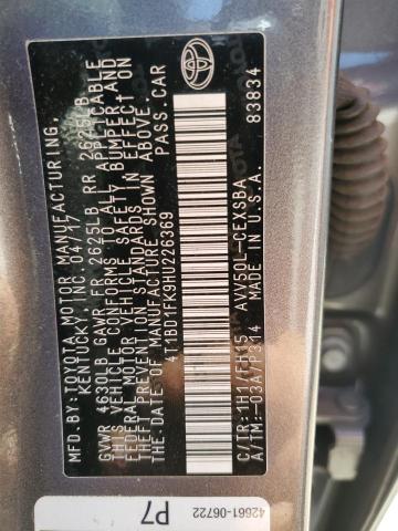 4T1BD1FK9HU226369 2017 TOYOTA CAMRY - Image 13