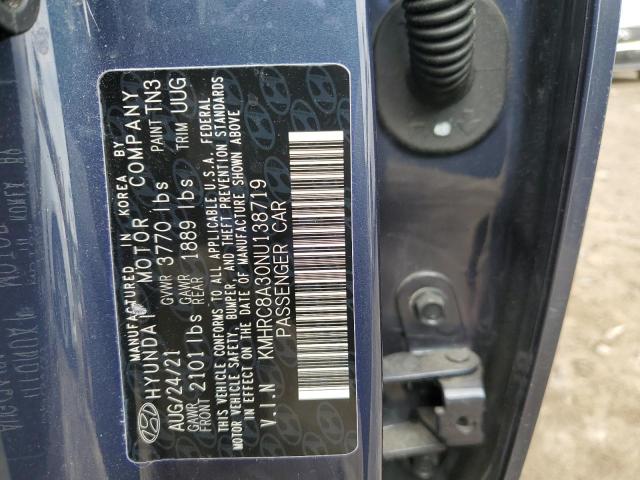 2022 HYUNDAI VENUE SEL - KMHRC8A30NU138719