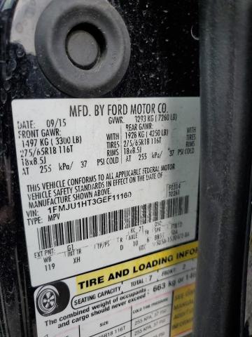 2016 Ford Expedition Xlt VIN: 1FMJU1HT3GEF11160 Lot: 56930984