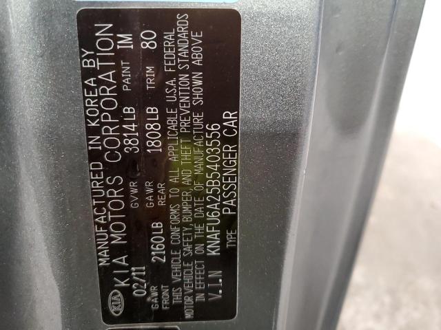 2011 Kia Forte Ex VIN: KNAFU6A25B5403556 Lot: 57643334