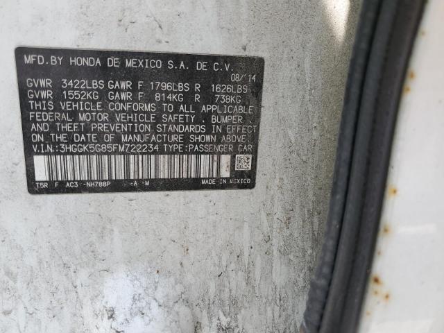 2015 HONDA FIT EX - 3HGGK5G85FM722234