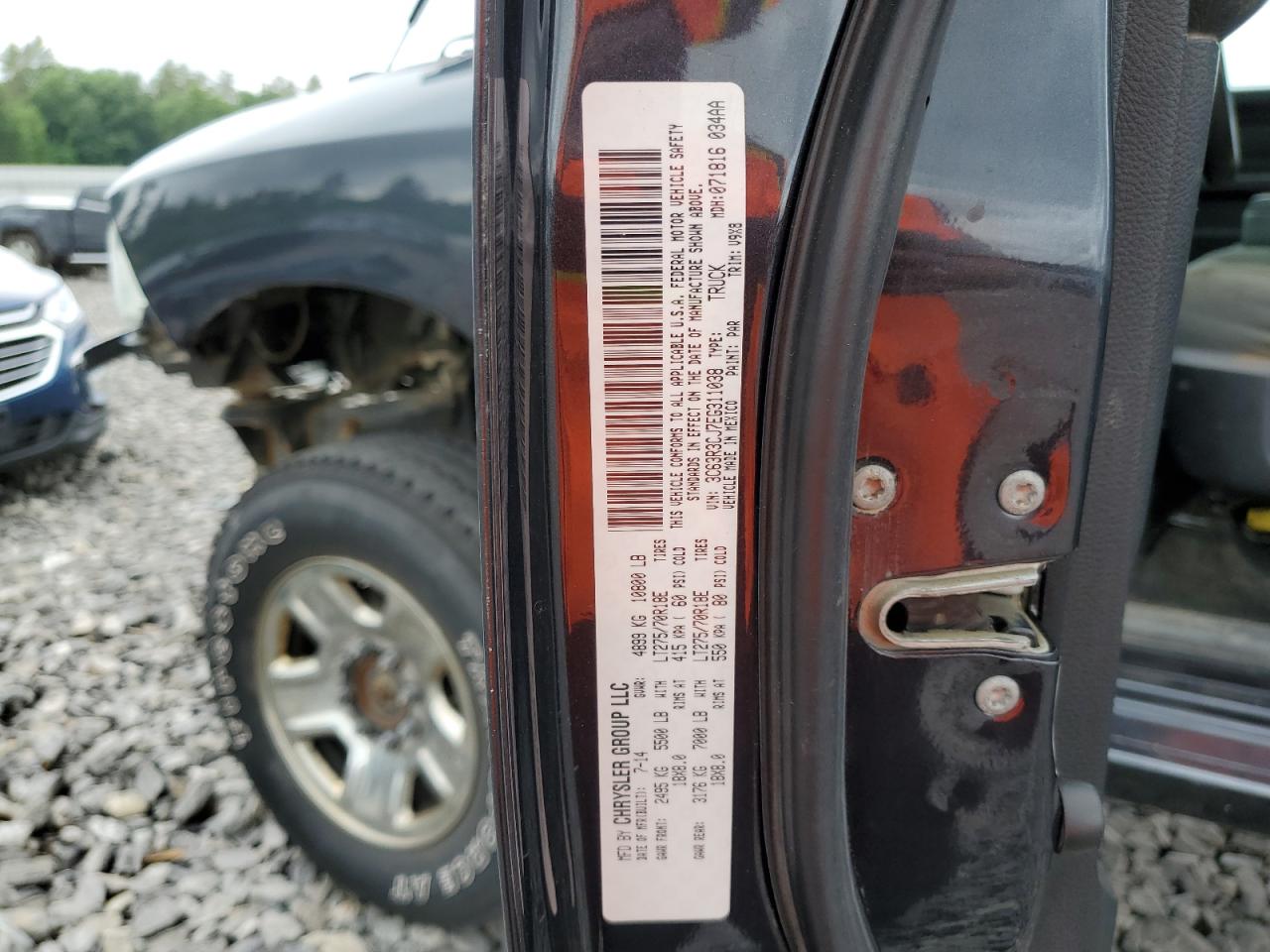 3C63R3CJ7EG311038 2014 Ram 3500 St