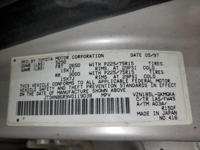 1997 Toyota 4Runner Sr5 VIN: JT3HN86R9V0119038 Lot: 60897784