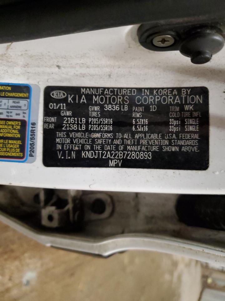 KNDJT2A22B7280893 2011 Kia Soul +