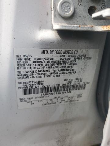 2005 Ford Five Hundred Limited VIN: 1FAHP28125G184286 Lot: 59792304