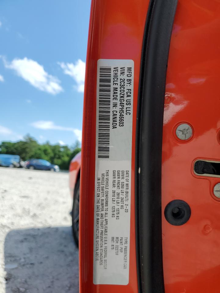 2C3CDZKG4PH546603 2023 Dodge Challenger Gt