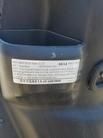 2015 YAMAHA YW50 FX RKRSA51A4FA003800