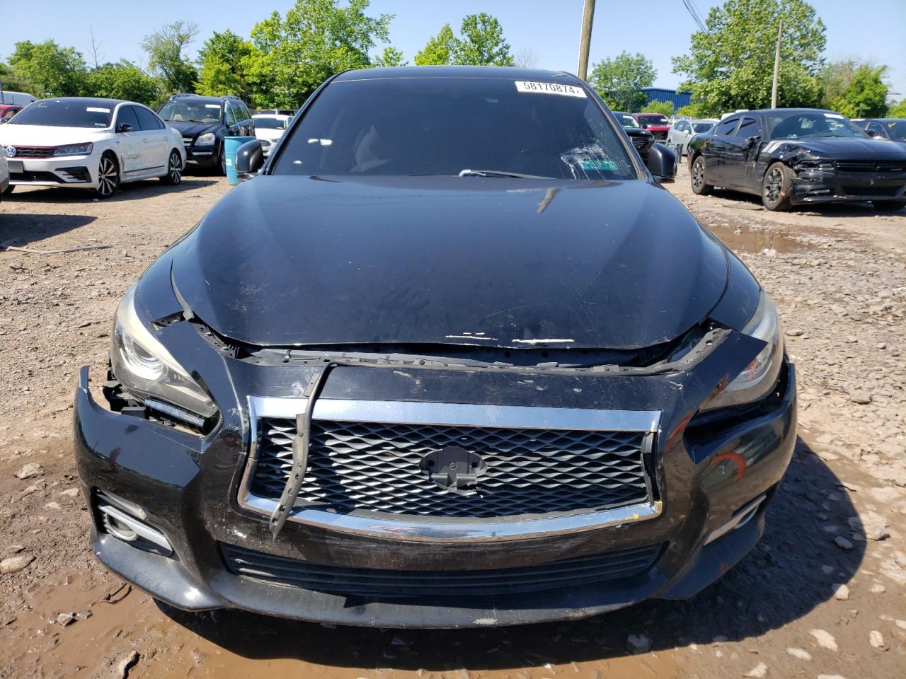 2014 Infiniti Q50 Base vin: JN1BV7AR4EM693691