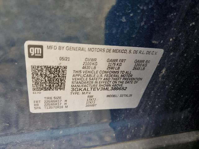 2021 GMC Terrain Sle VIN: 3GKALTEV3ML389652 Lot: 60606424