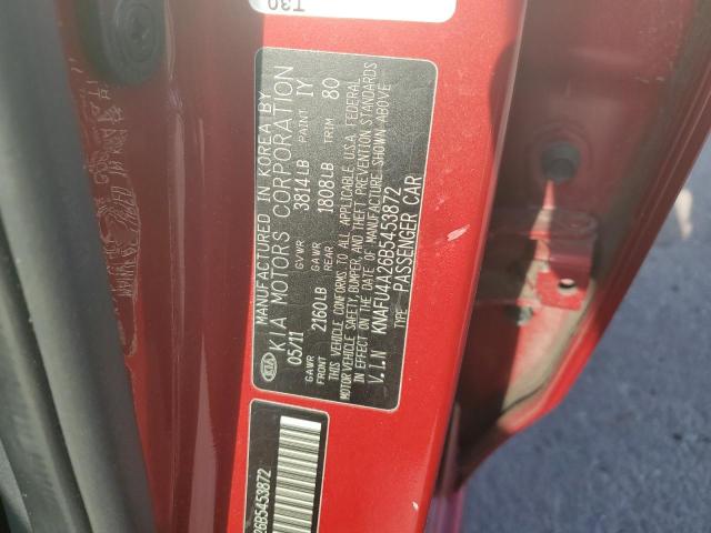 2011 Kia Forte Ex VIN: KNAFU4A26B5453872 Lot: 60833704