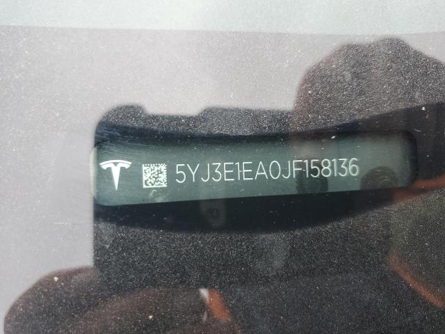 2018 Tesla Model 3 VIN: 5YJ3E1EA0JF158136 Lot: 59213294