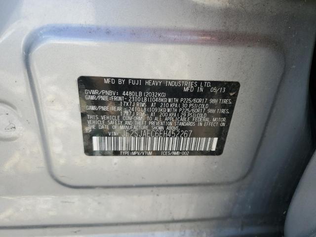 2014 Subaru Forester 2.5I Premium VIN: JF2SJAEC6EH452267 Lot: 58228464