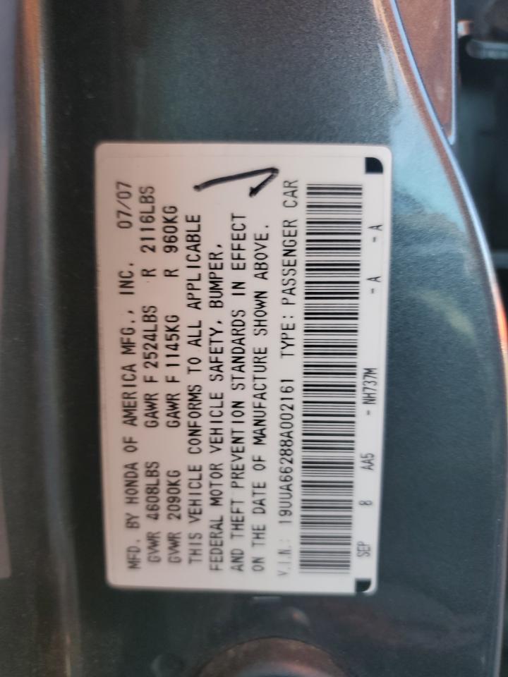 19UUA66288A002161 2008 Acura Tl
