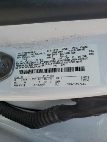 2020 FORD ESCAPE S - 1FMCU0F64LUA25375