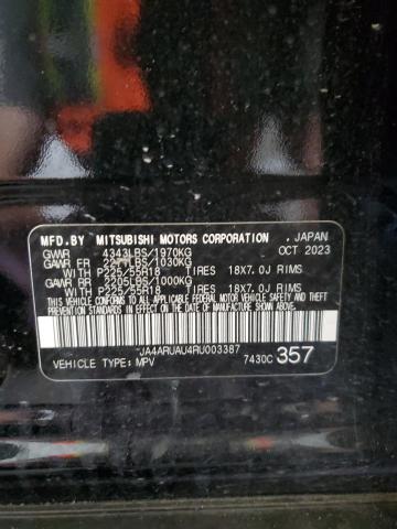 2024 MITSUBISHI OUTLANDER - JA4ARUAU4RU003387