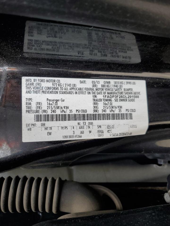 1FADP3F28DL291588 2013 Ford Focus Se