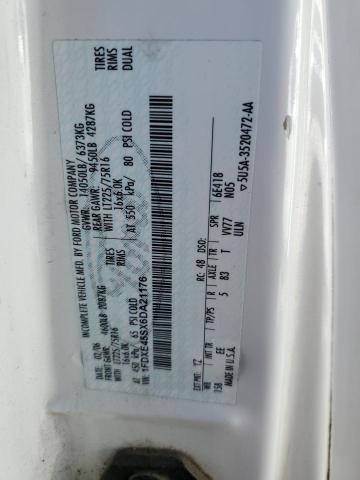 2006 Ford Econoline E450 Super Duty Cutaway Van VIN: 1FDXE45SX6DA21176 Lot: 58145804