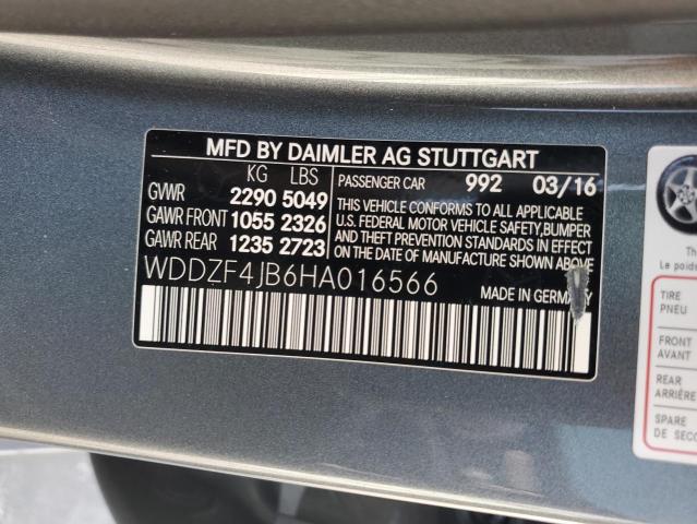 VIN WDDZF4JB6HA016566 2017 Mercedes-Benz E-Class, 300 no.12