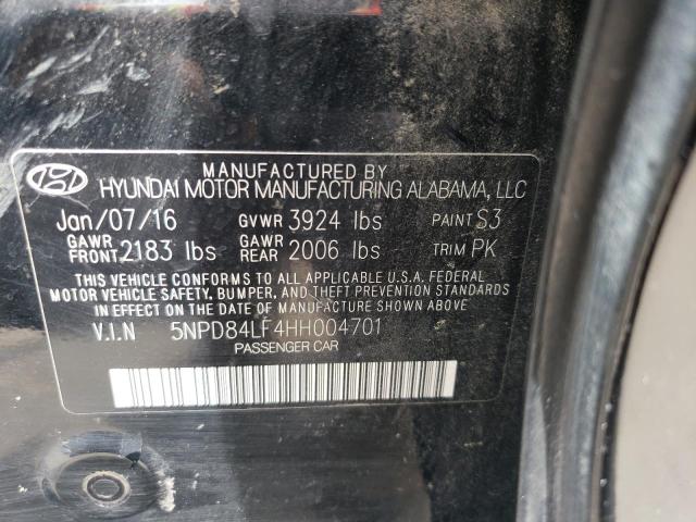 2017 HYUNDAI ELANTRA SE - 5NPD84LF4HH004701