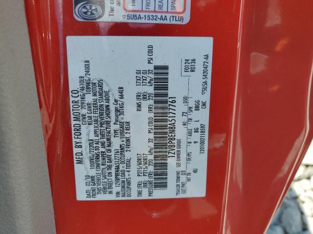 2010 Ford Mustang VIN: 1ZVBP8EN8A5177761 Lot: 58379574