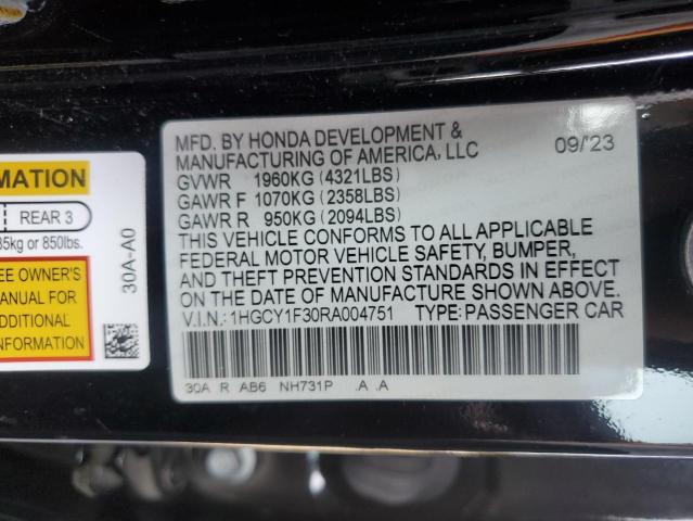 1HGCY1F30RA004751 2024 HONDA ACCORD - Image 12