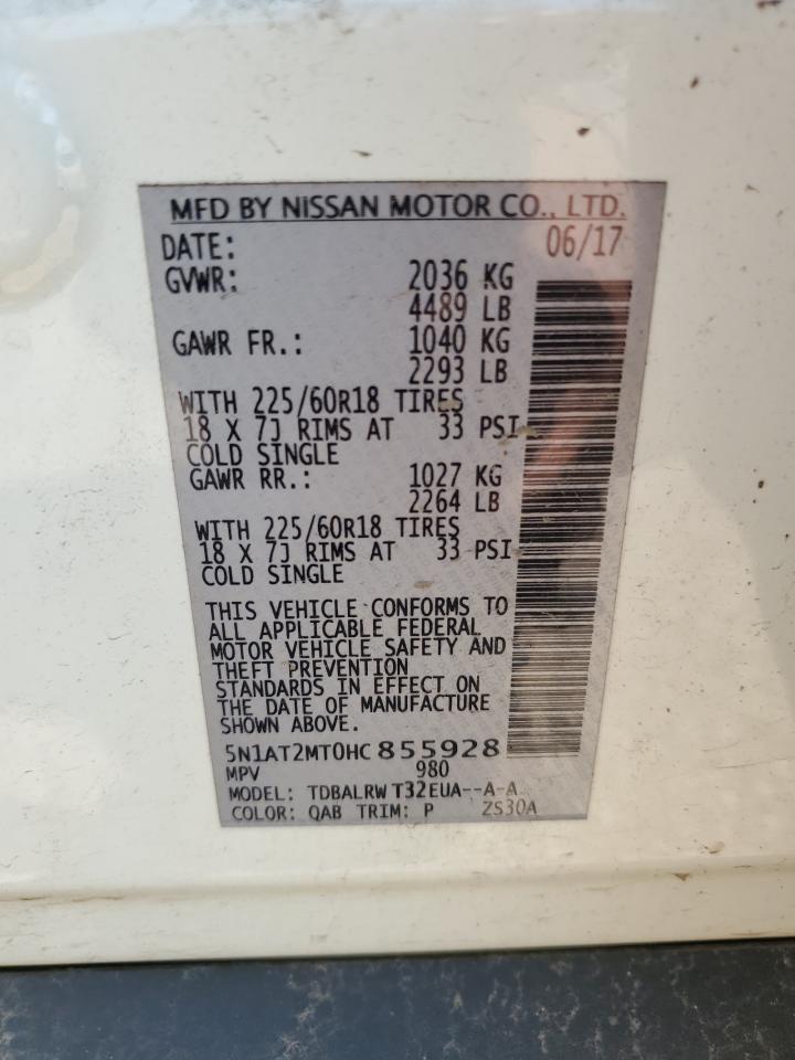 5N1AT2MT0HC855928 2017 Nissan Rogue S