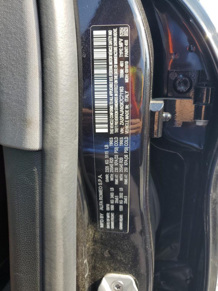 ZASPAJAN3K7C71163 2019 Alfa Romeo Stelvio