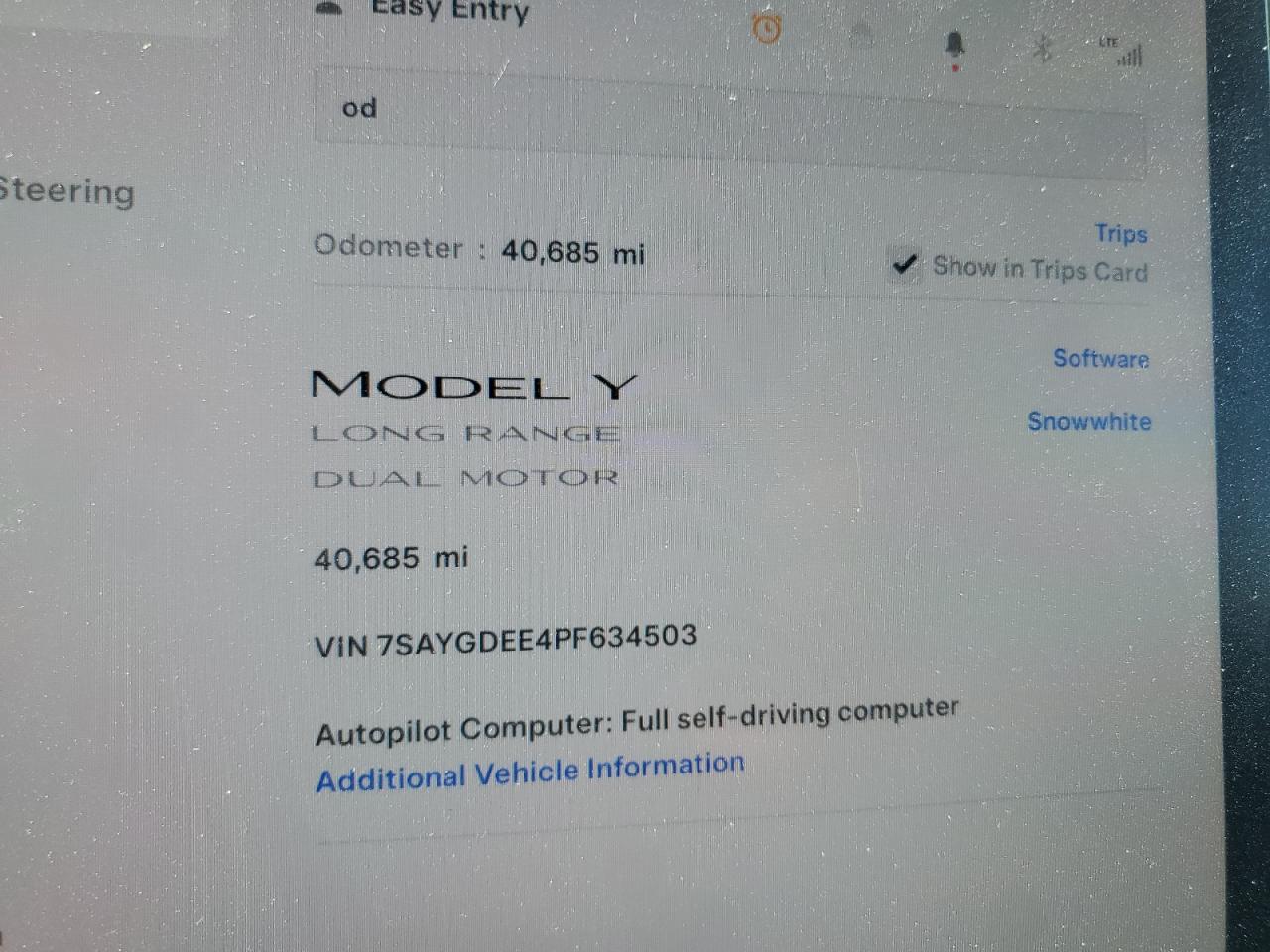 7SAYGDEE4PF634503 2023 Tesla Model Y