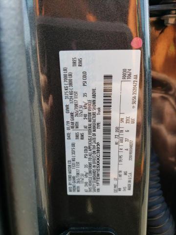 2019 Ford F150 Supercrew VIN: 1FTEW1E5XKKC38900 Lot: 56653954