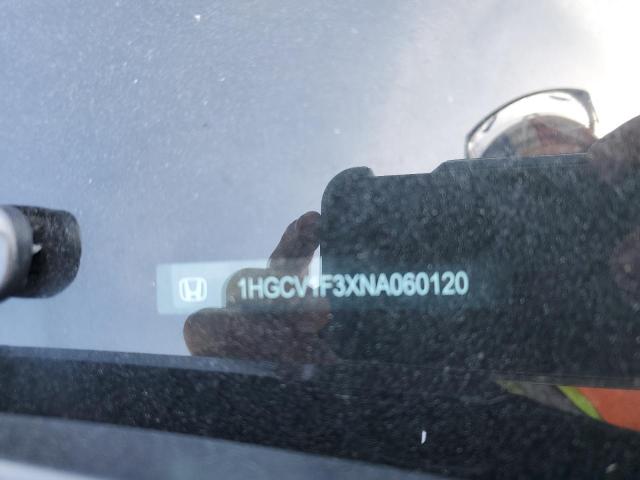 2022 Honda Accord Sport VIN: 1HGCV1F3XNA060120 Lot: 58880404