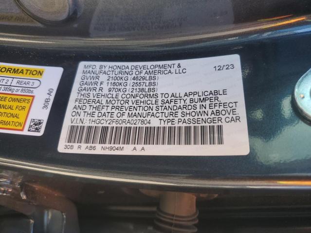 1HGCY2F60RA027804 2024 HONDA ACCORD - Image 12