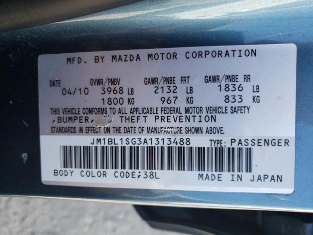 2010 Mazda 3 I VIN: JM1BL1SG3A1313488 Lot: 59276494