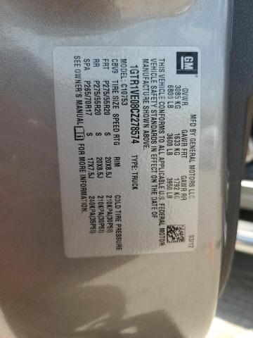 2012 GMC Sierra C1500 Sle VIN: 1GTR1VE08CZ278574 Lot: 60087884