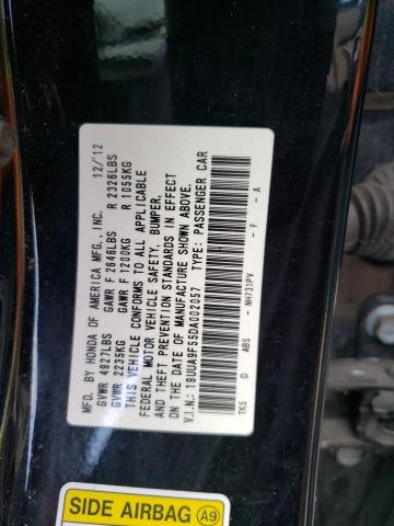 2013 Acura Tl Tech VIN: 19UUA9F55DA002057 Lot: 58839944