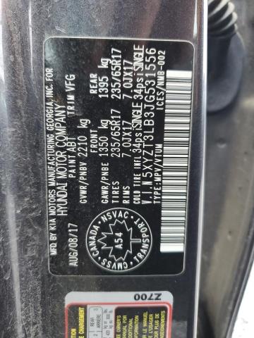 2018 HYUNDAI SANTA FE S - 5XYZT3LB3JG531556
