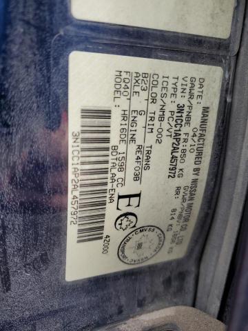 2010 Nissan Versa S VIN: 3N1CC1AP2AL457972 Lot: 56681884