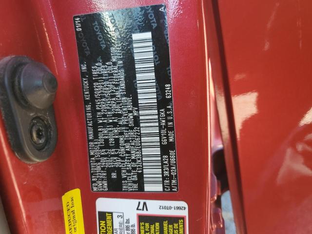 2014 Toyota Venza Le VIN: 4T3ZK3BB7EU067232 Lot: 58925424