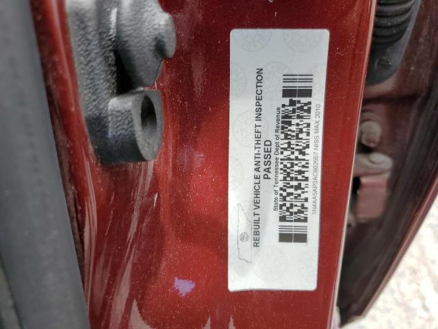 2010 Nissan Maxima S VIN: 1N4AA5AP3AC802557 Lot: 61141864