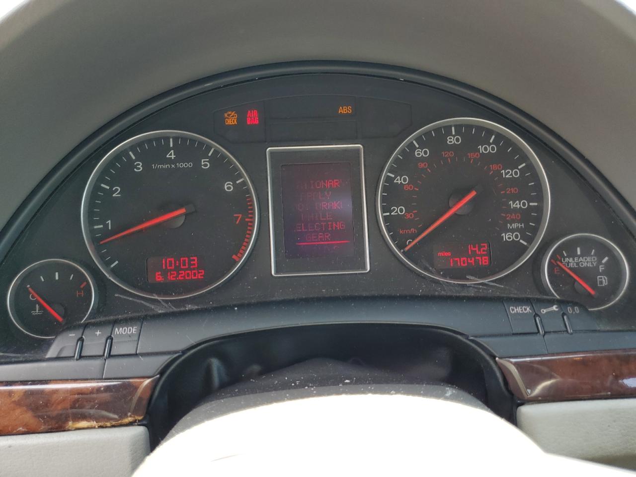 WAULT68E73A191161 2003 Audi A4 3.0 Quattro