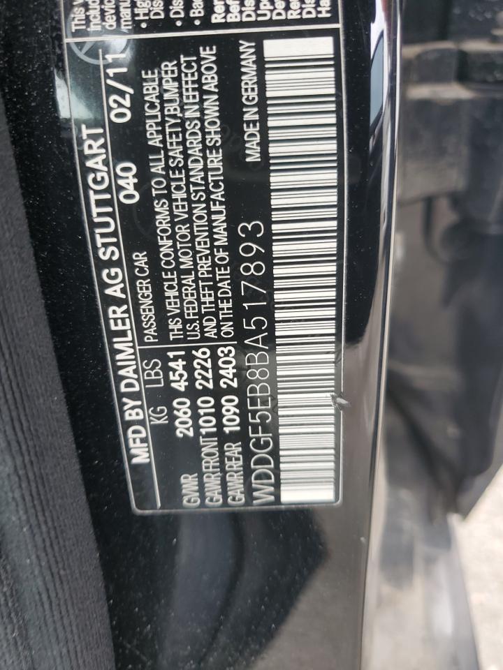 WDDGF5EB8BA517893 2011 Mercedes-Benz C 300