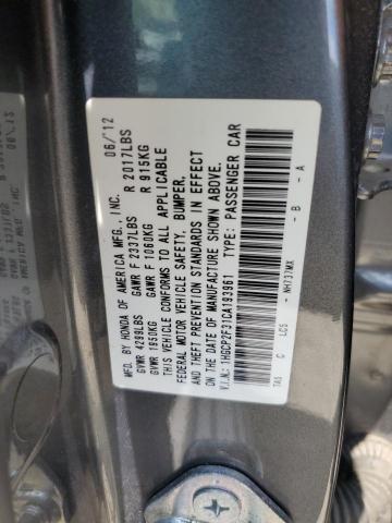 1HGCP2F31CA193961 2012 Honda Accord Lx