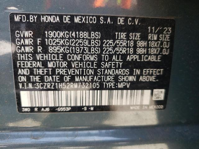 2024 HONDA HR-V SPORT 3CZRZ1H52RM732105