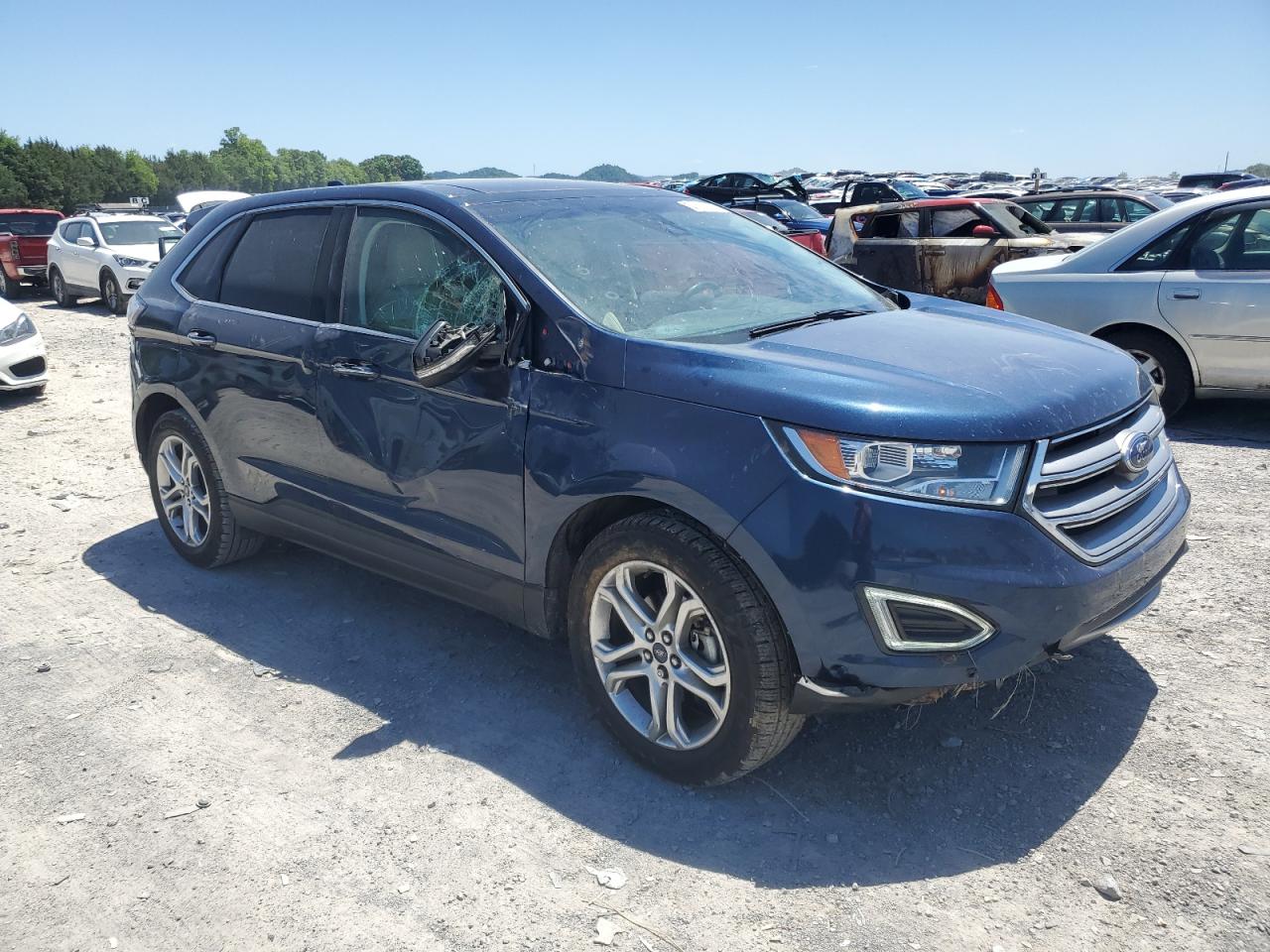 2017 Ford Edge Titanium vin: 2FMPK3K99HBC28588