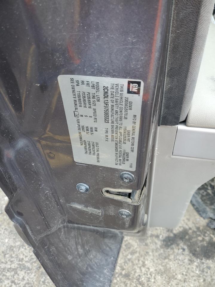 2CNDL13F976065523 2007 Chevrolet Equinox Ls