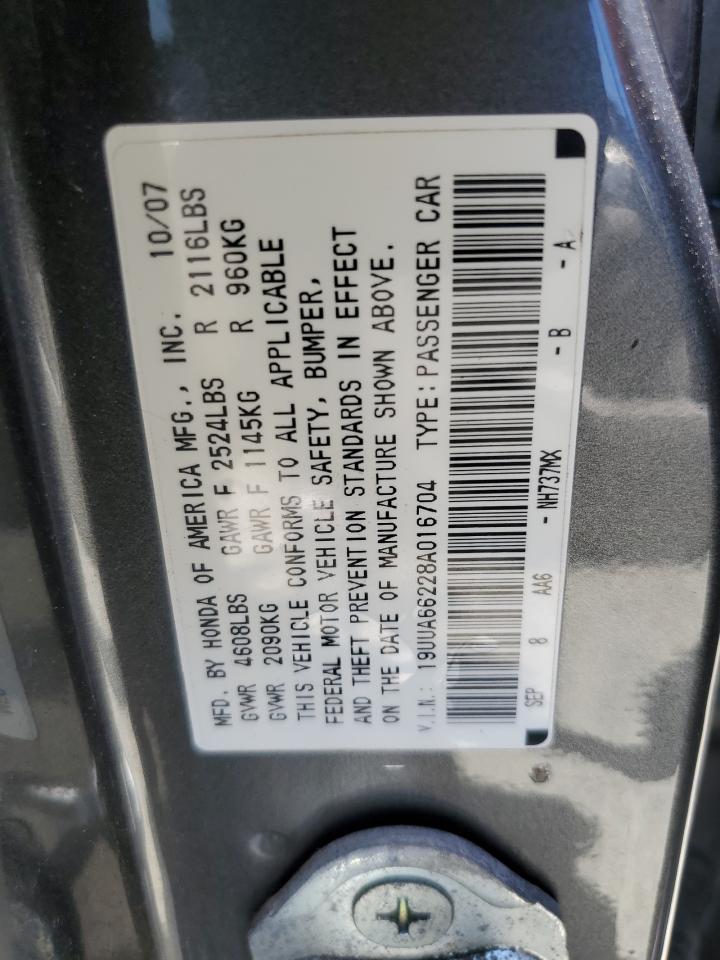 19UUA66228A016704 2008 Acura Tl