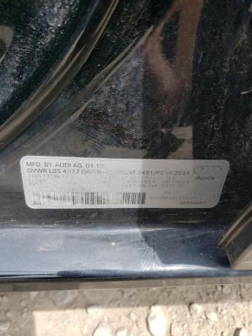 2010 Audi A4 Premium VIN: WAUBFAFL2AN043612 Lot: 58258234